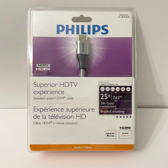 Philips HDMI Cable 25ft. Superior Hi-Definition TV - Picture 11 of 11